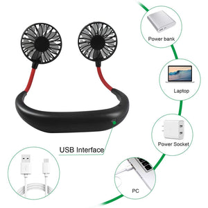 Hand Free Neck Fans